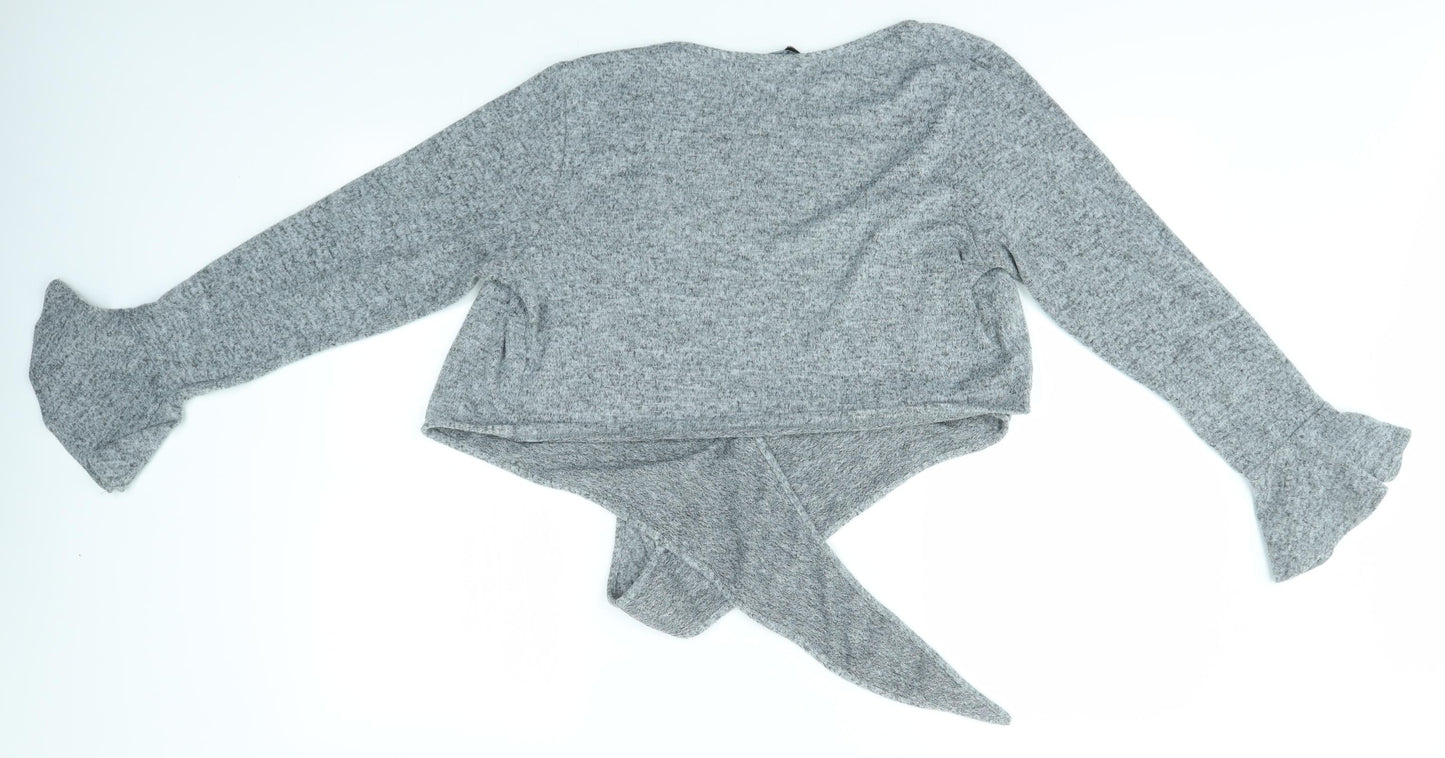 Dorothy Perkins Womens Grey   Cardigan Jumper Size 16