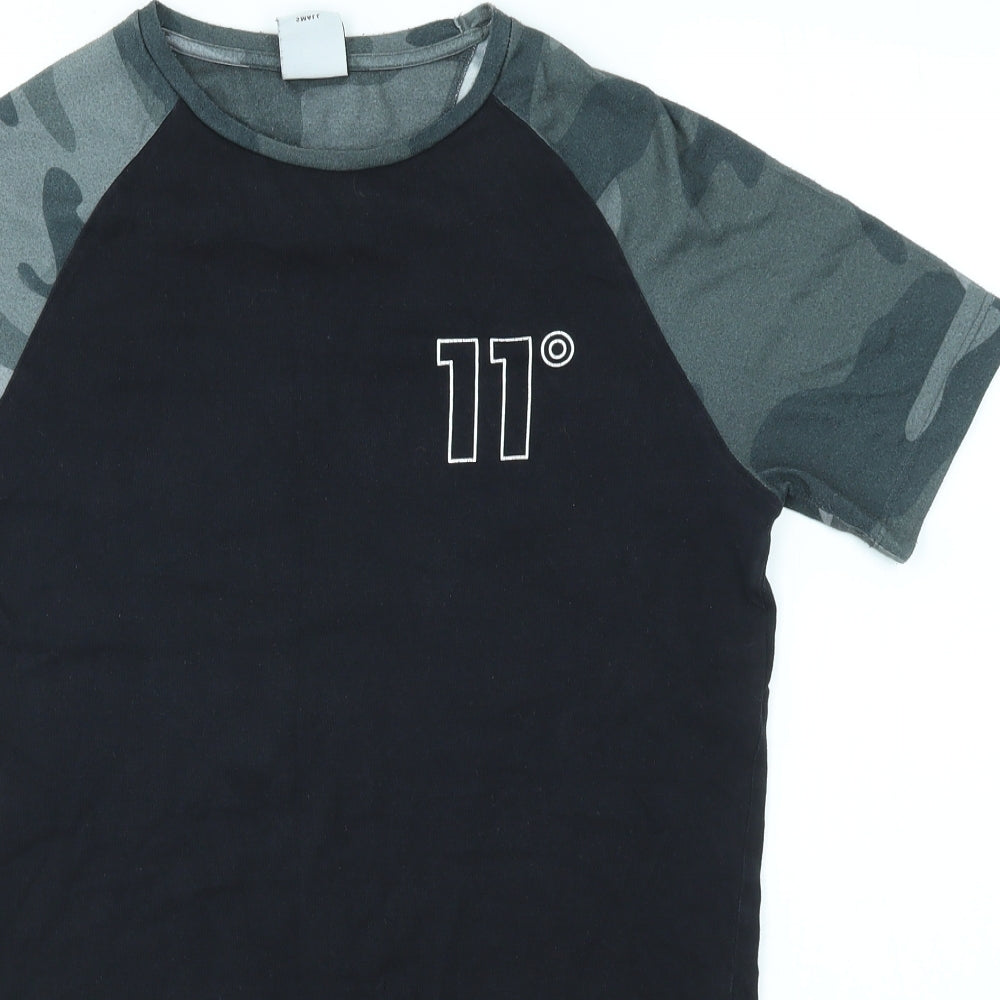 Eleven Boys Multicoloured   Basic T-Shirt Size 15-16 Years