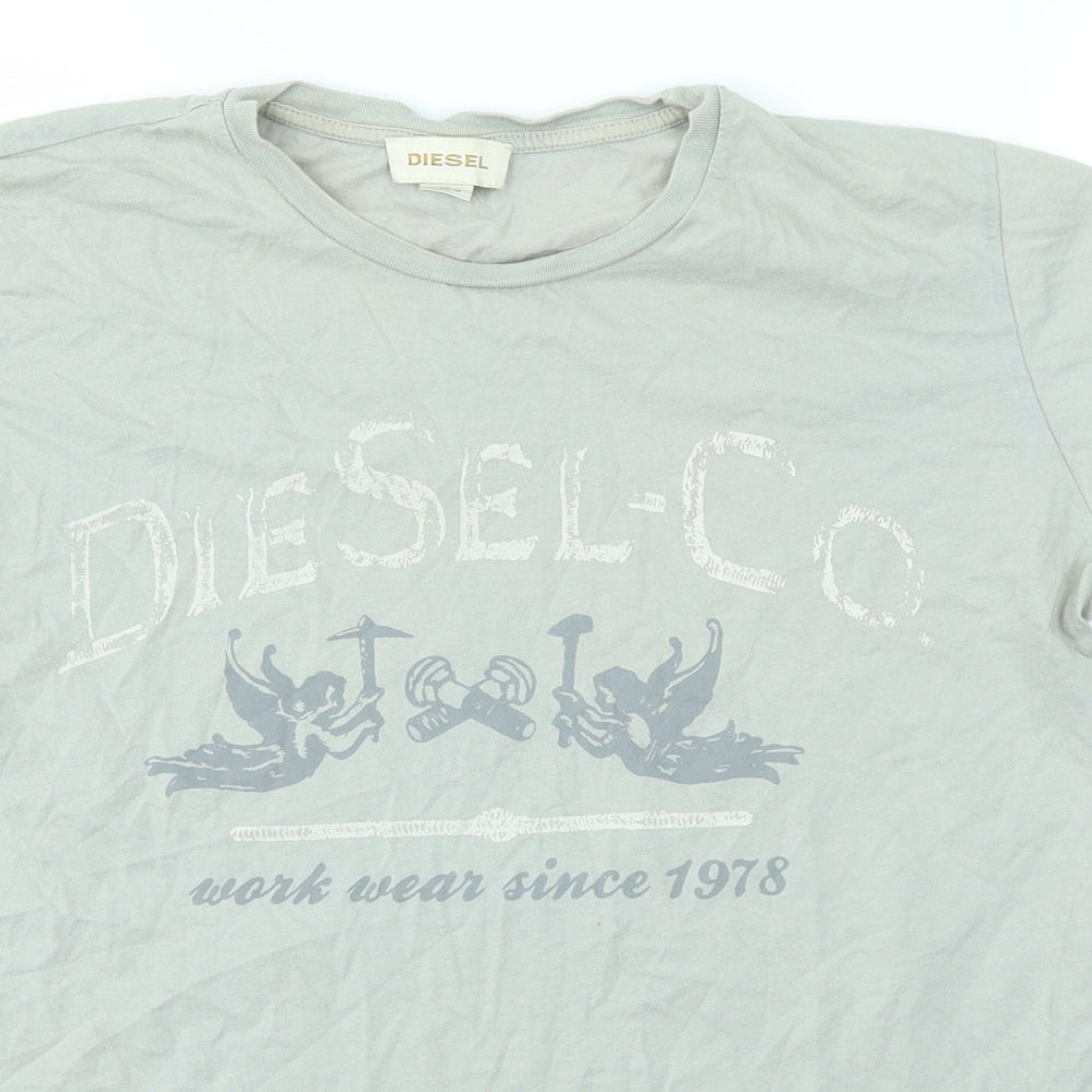 DIESAL Mens Multicoloured    T-Shirt Size M