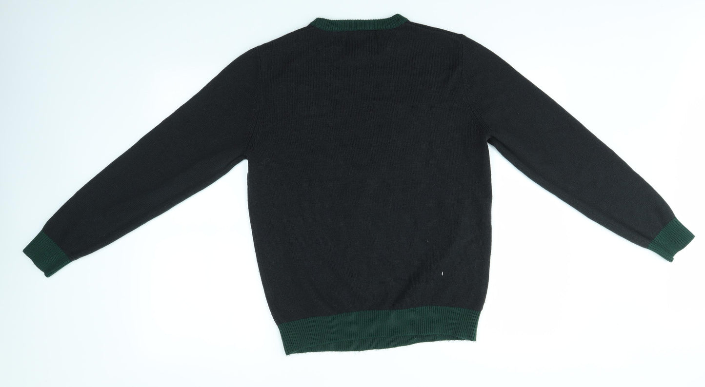 NEXT Mens Multicoloured   Pullover Jumper Size M  - festive christmas