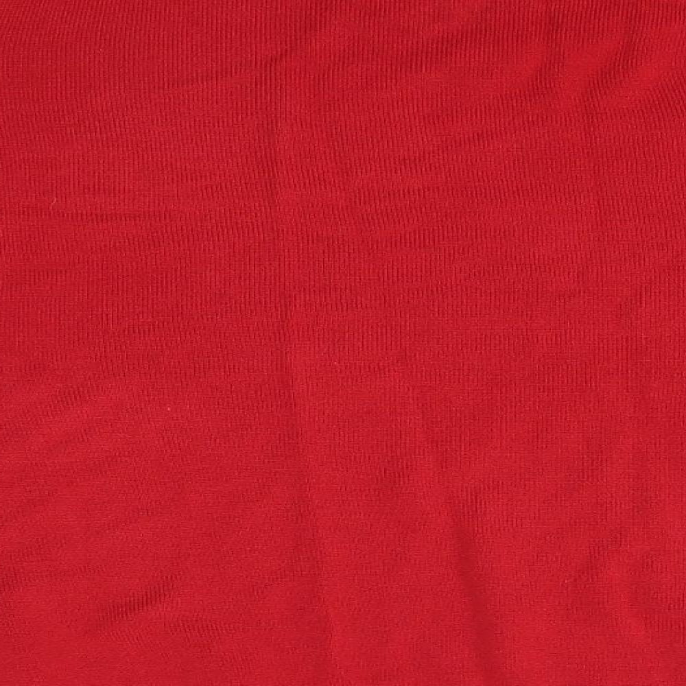 M&S Womens Red   Pullover Jumper Size 20