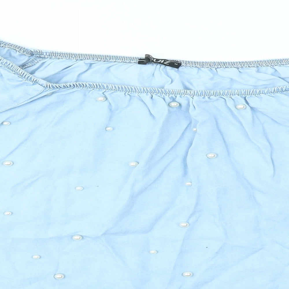 Quiz Womens Blue   Basic Blouse Size M