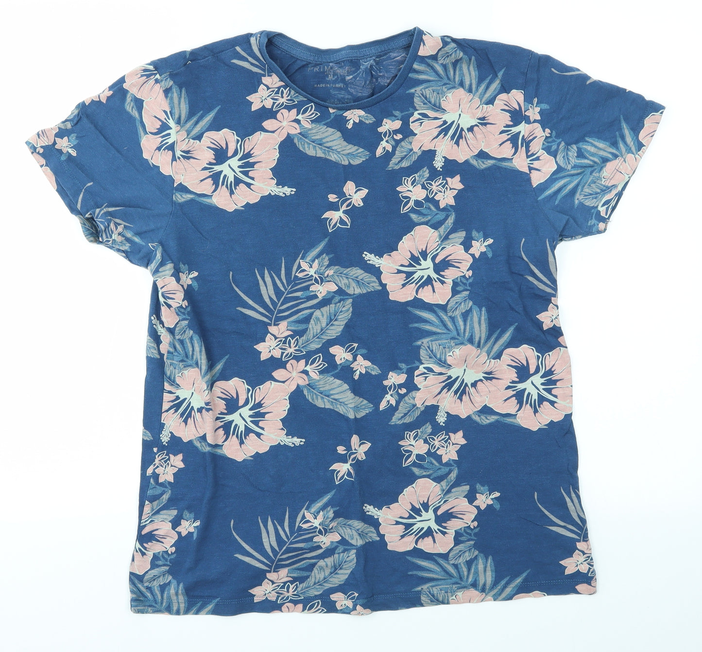 Primark Womens Multicoloured Floral  Basic T-Shirt Size M