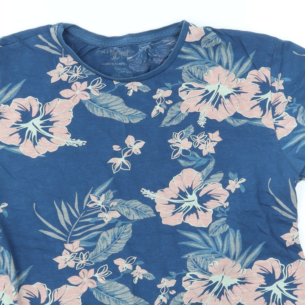 Primark Womens Multicoloured Floral  Basic T-Shirt Size M