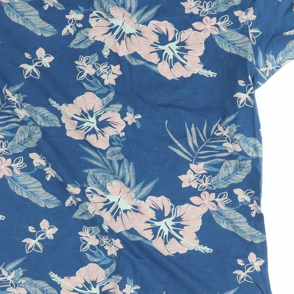 Primark Womens Multicoloured Floral  Basic T-Shirt Size M