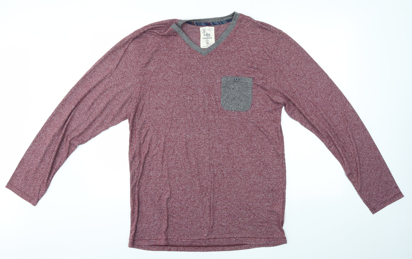 Matalan Mens Multicoloured Solid   Pyjama Top Size L