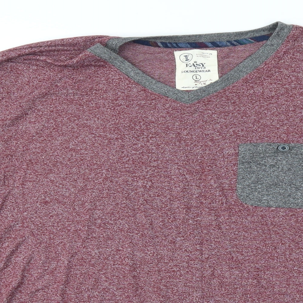Matalan Mens Multicoloured Solid   Pyjama Top Size L