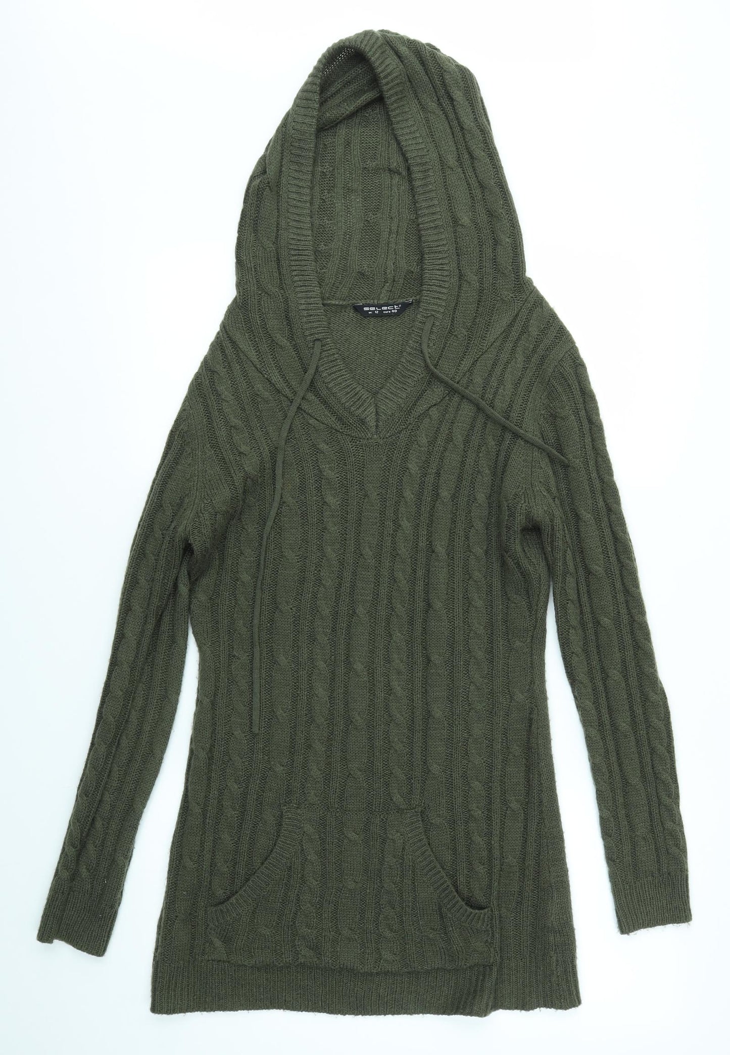 Select Womens Green   Jumper Dress  Size 12