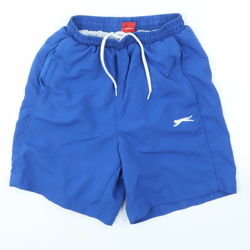 Slazenger Boys Blue   Dungaree Shorts Shorts Size 9-10 Years