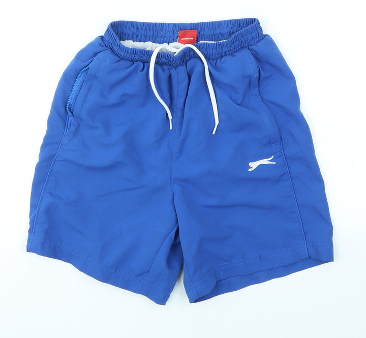 Slazenger Boys Blue   Dungaree Shorts Shorts Size 9-10 Years