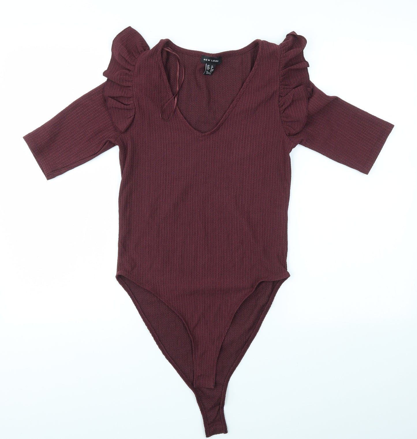 New Look Womens Purple   Bodysuit One-Piece Size 12