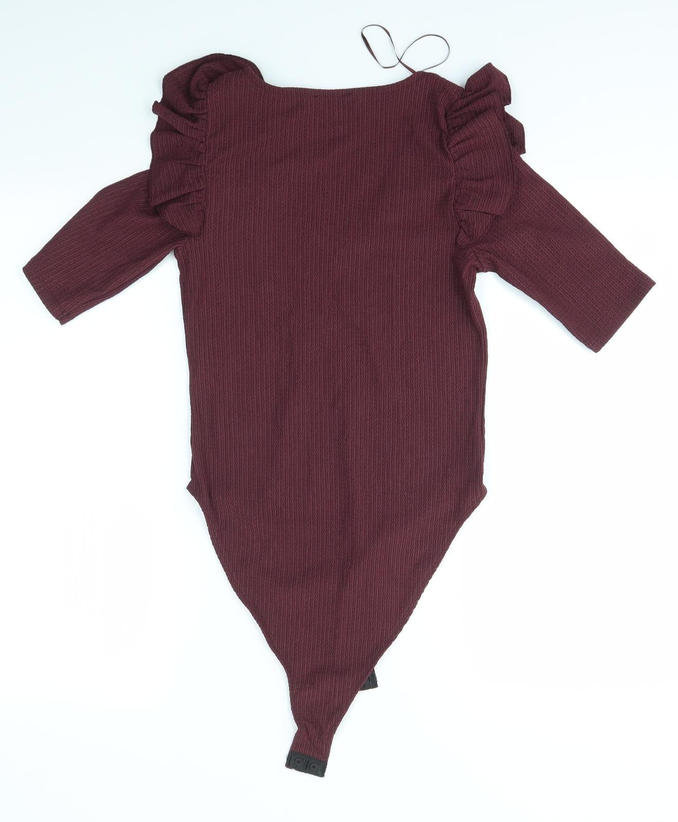 New Look Womens Purple   Bodysuit One-Piece Size 12