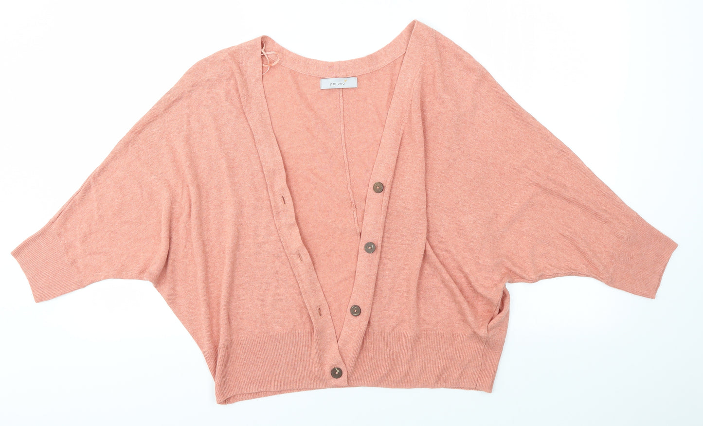 Per Una Womens Pink   Cardigan Jumper Size L