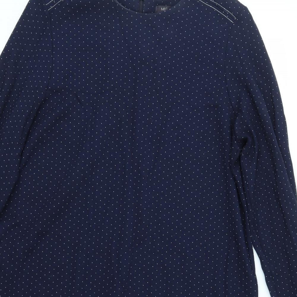 M&S Womens Blue   A-Line  Size 18