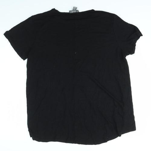 Primark Womens Black   Basic T-Shirt Size XL