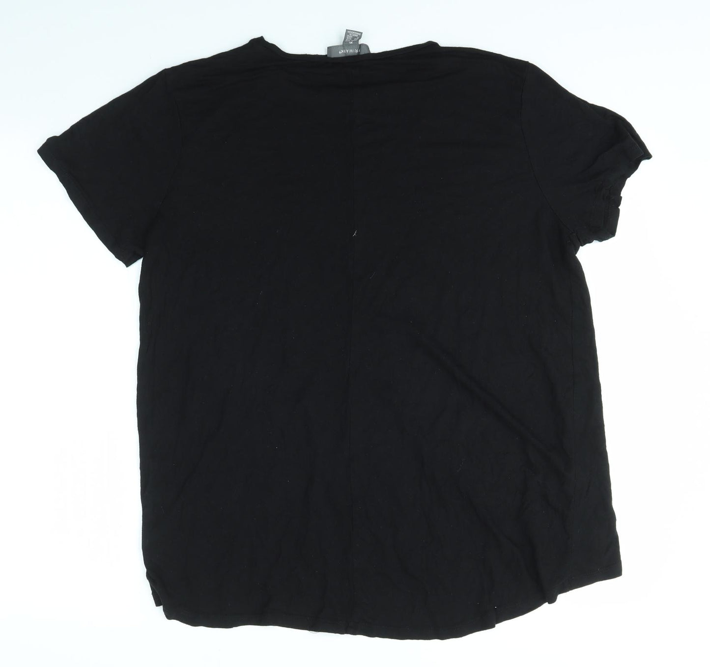 Primark Womens Black   Basic T-Shirt Size XL