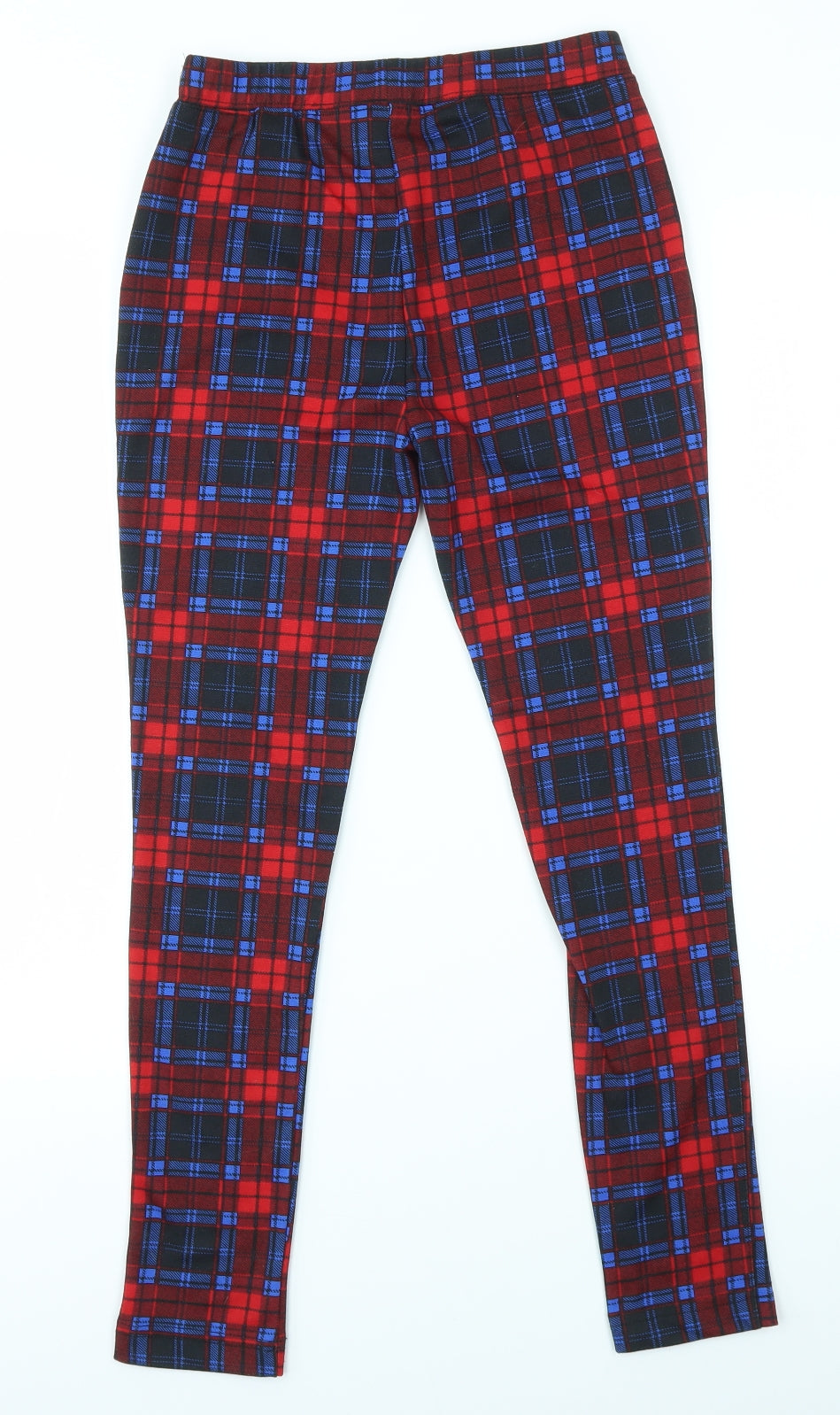 TU Girls Multicoloured Check  Jegging Trousers Size 11 Years