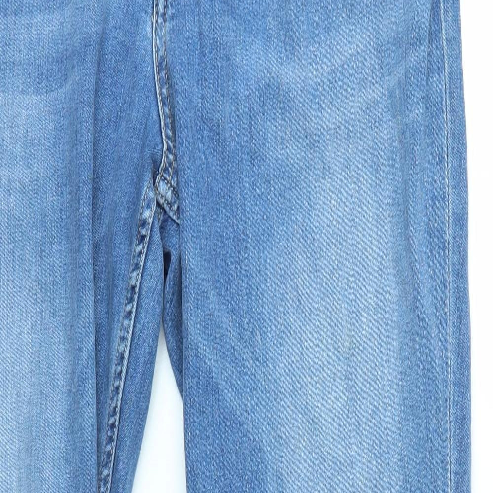 M&S Womens Blue   Skinny Jeans Size 12 L30 in