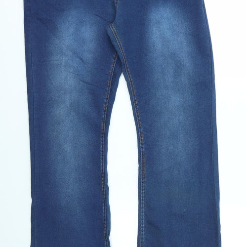 Grabal Alok Womens Blue   Bootcut Jeans Size 14 L30 in