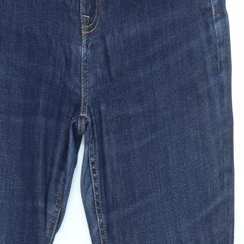M&S Womens Blue   Skinny Jeans Size 12 L28 in