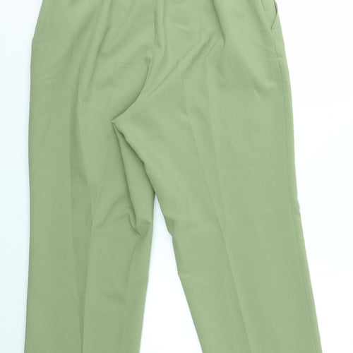 Preworn Womens Green   Trousers  Size 16 L25 in