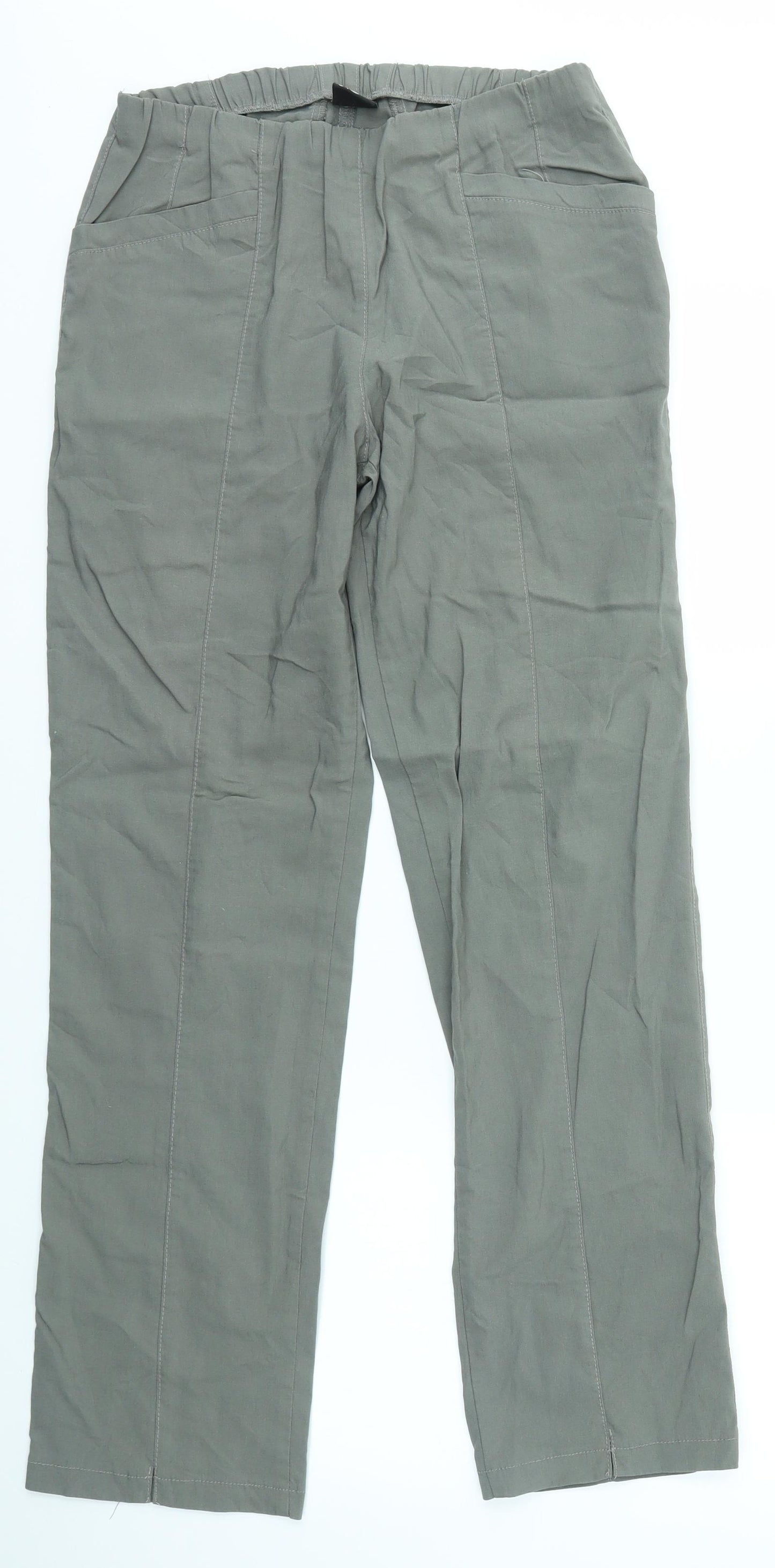 PARDON Womens Green   Trousers  Size 12 L28 in