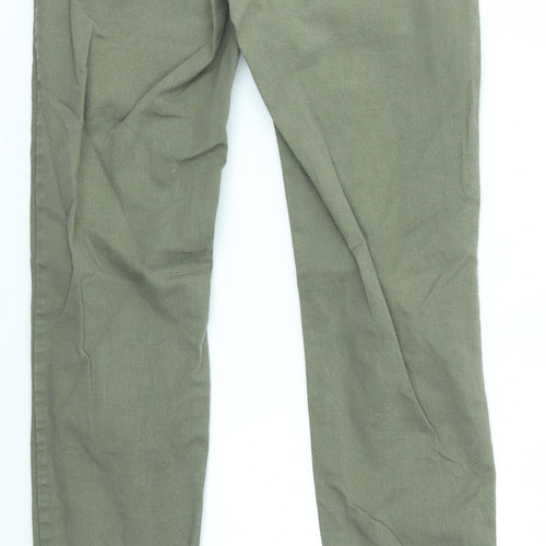 H&M Womens Green   Skinny Jeans Size 8 L29 in