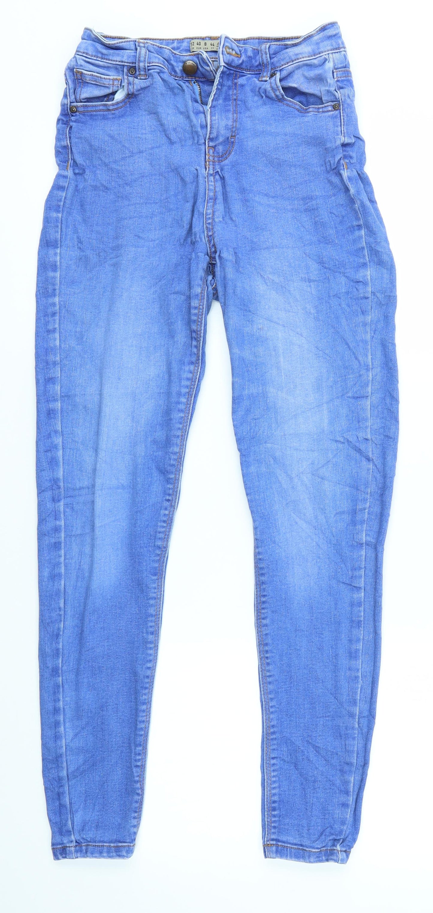 Primark Womens Blue   Skinny Jeans Size 12 L28 in