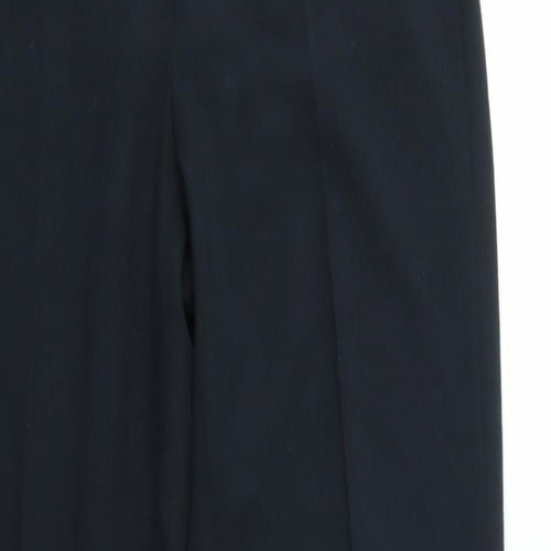 M&S Womens Black   Dress Pants Trousers Size 10 L30 in