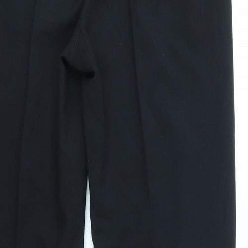 M&S Womens Black   Dress Pants Trousers Size 10 L30 in
