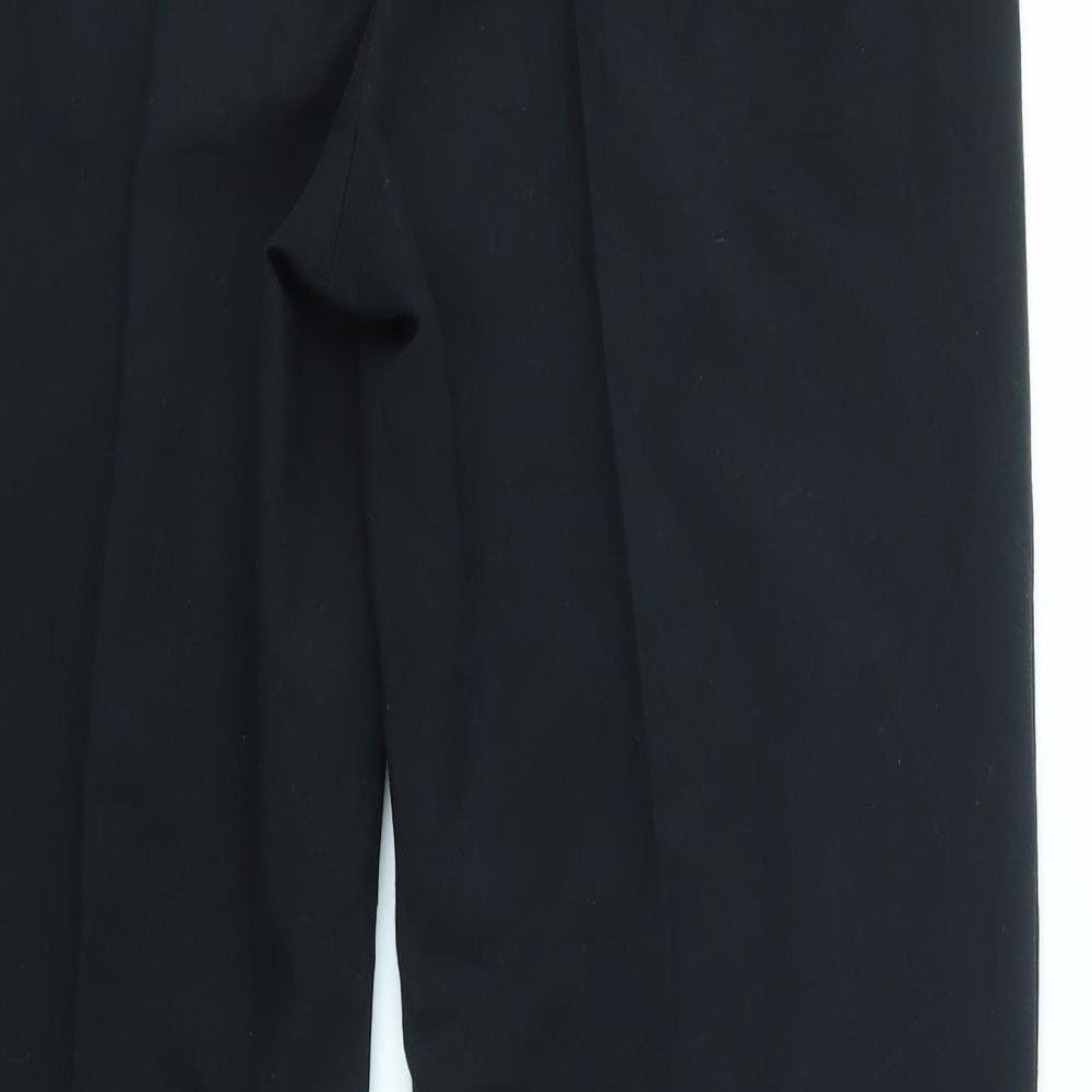 M&S Womens Black   Dress Pants Trousers Size 10 L30 in