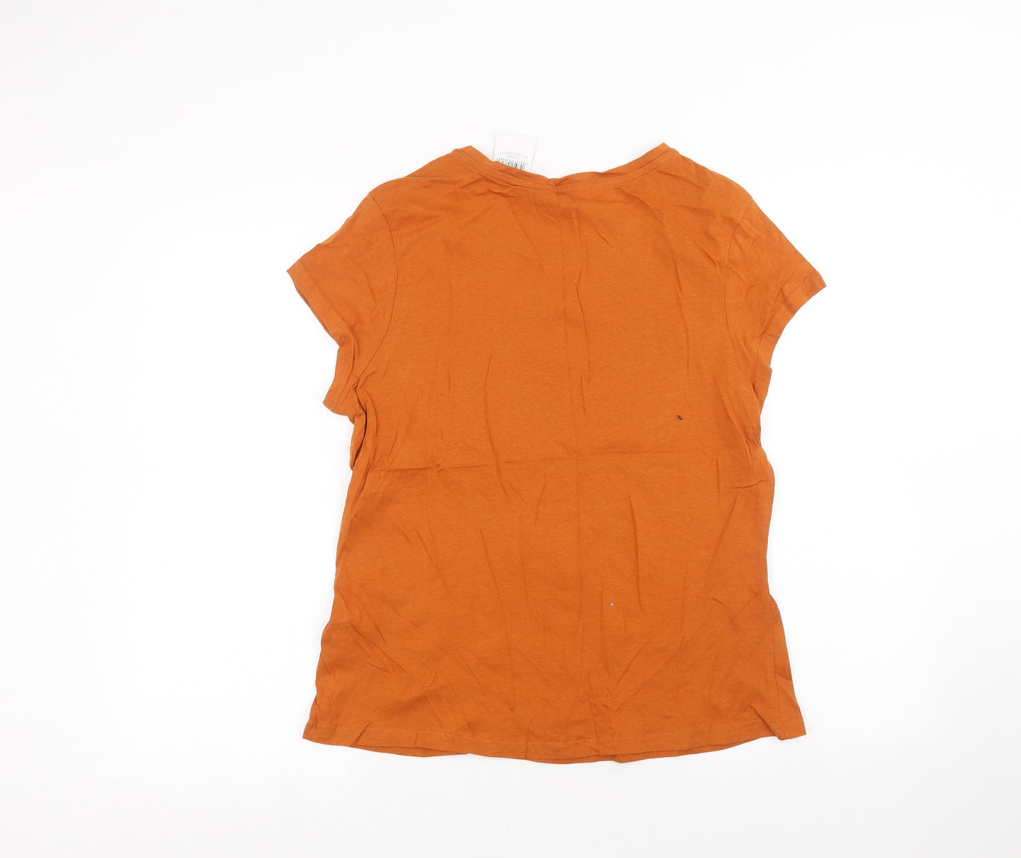 PEP&CO Womens Orange   Basic T-Shirt Size 16