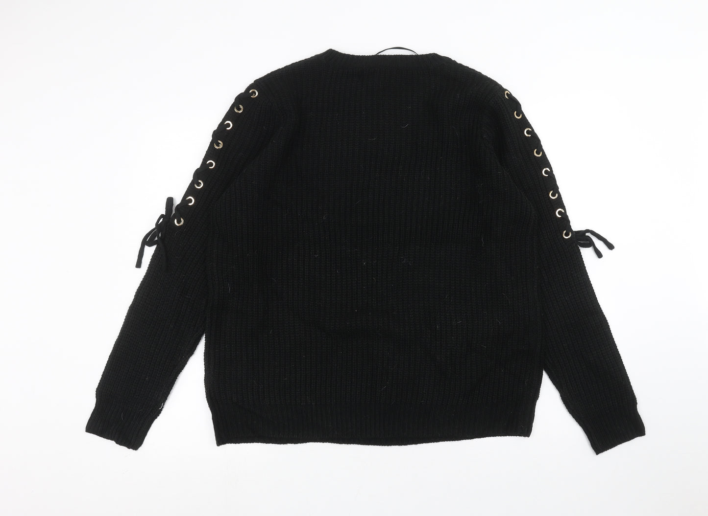 Primark Womens Black   Pullover Jumper Size L