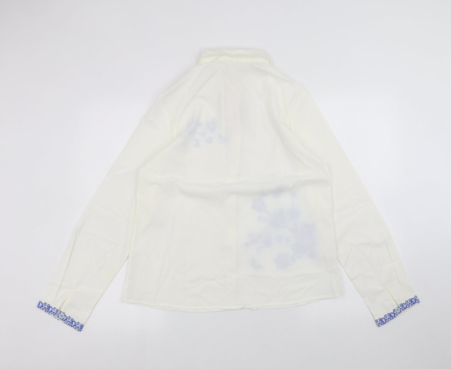 Preworn Womens White   Basic Button-Up Size 3XL