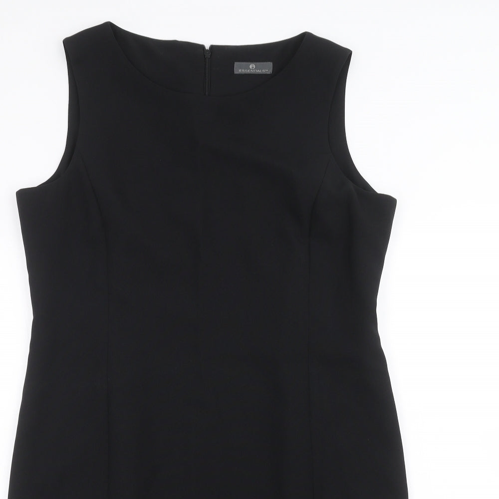 Essentials Womens Black   Pencil Dress  Size 16