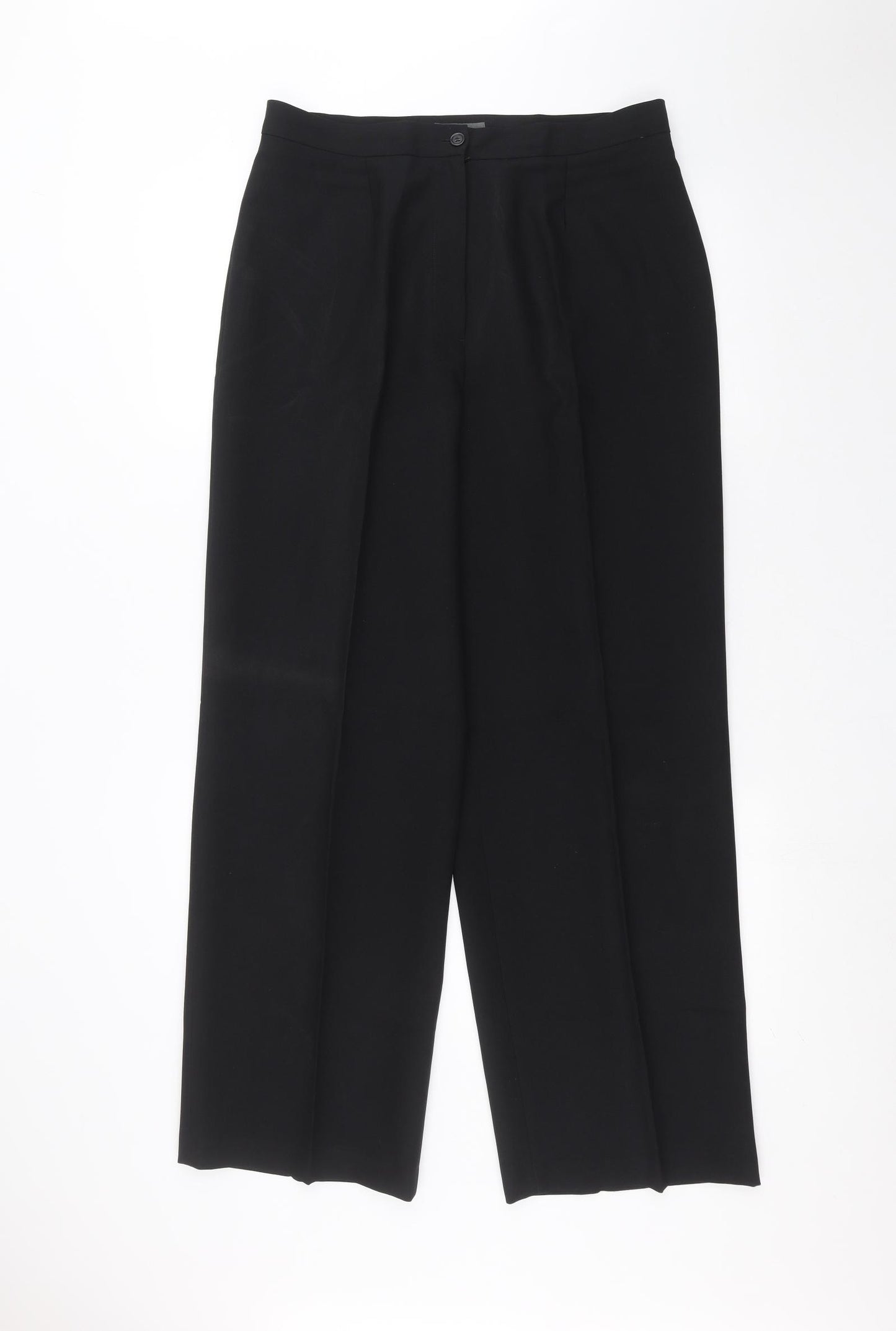 Essentails Womens Black   Trousers  Size 16 L29 in