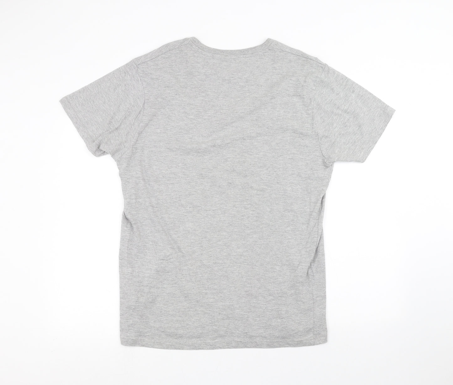 Brave Soul Mens Grey    T-Shirt Size L