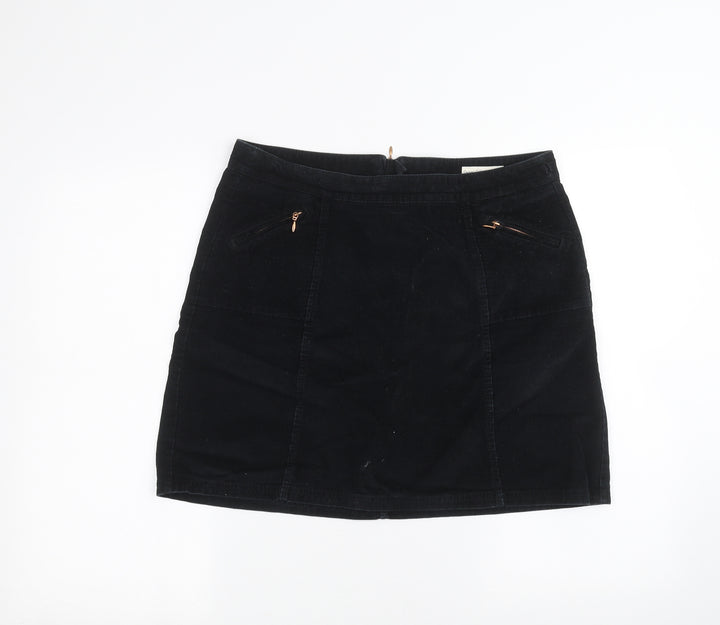 F&F Womens Black Mini Skirt Size 12