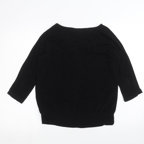 Wallis Womens Black   Basic T-Shirt Size M