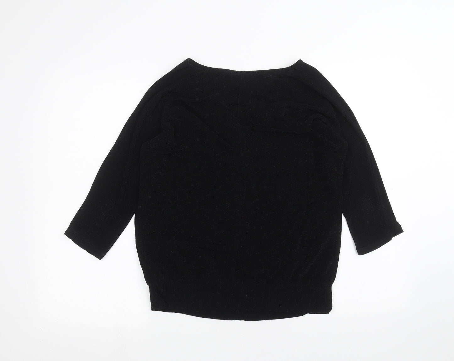 Wallis Womens Black   Basic T-Shirt Size M