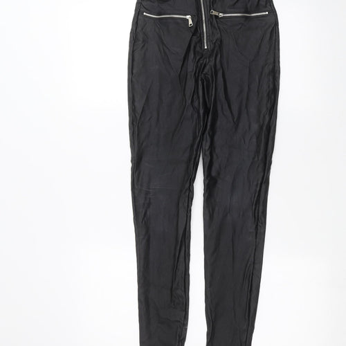 Boohoo Womens Black   Trousers  Size 6 L26 in