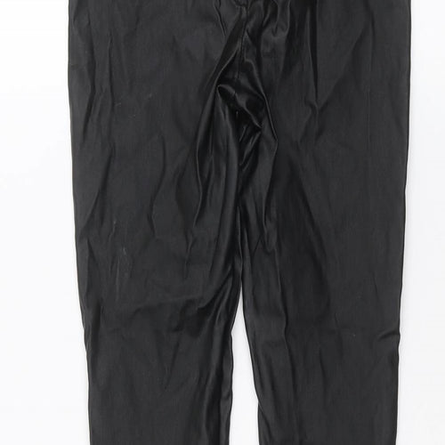Boohoo Womens Black   Trousers  Size 6 L26 in