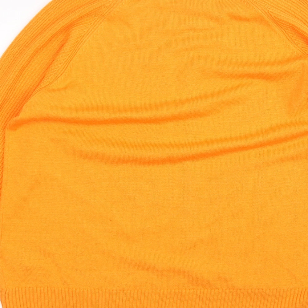 NEXT Womens Orange   Pullover Jumper Size S