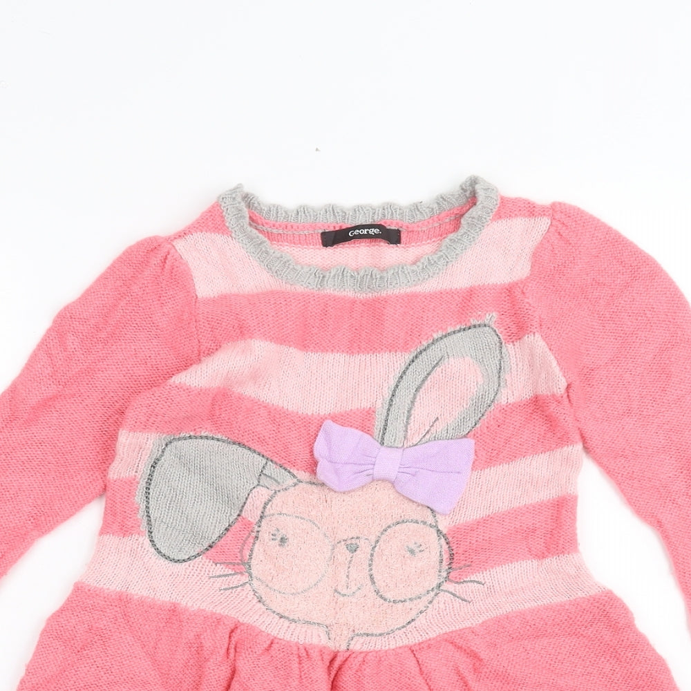 George Girls Pink   A-Line  Size 4-5 Years