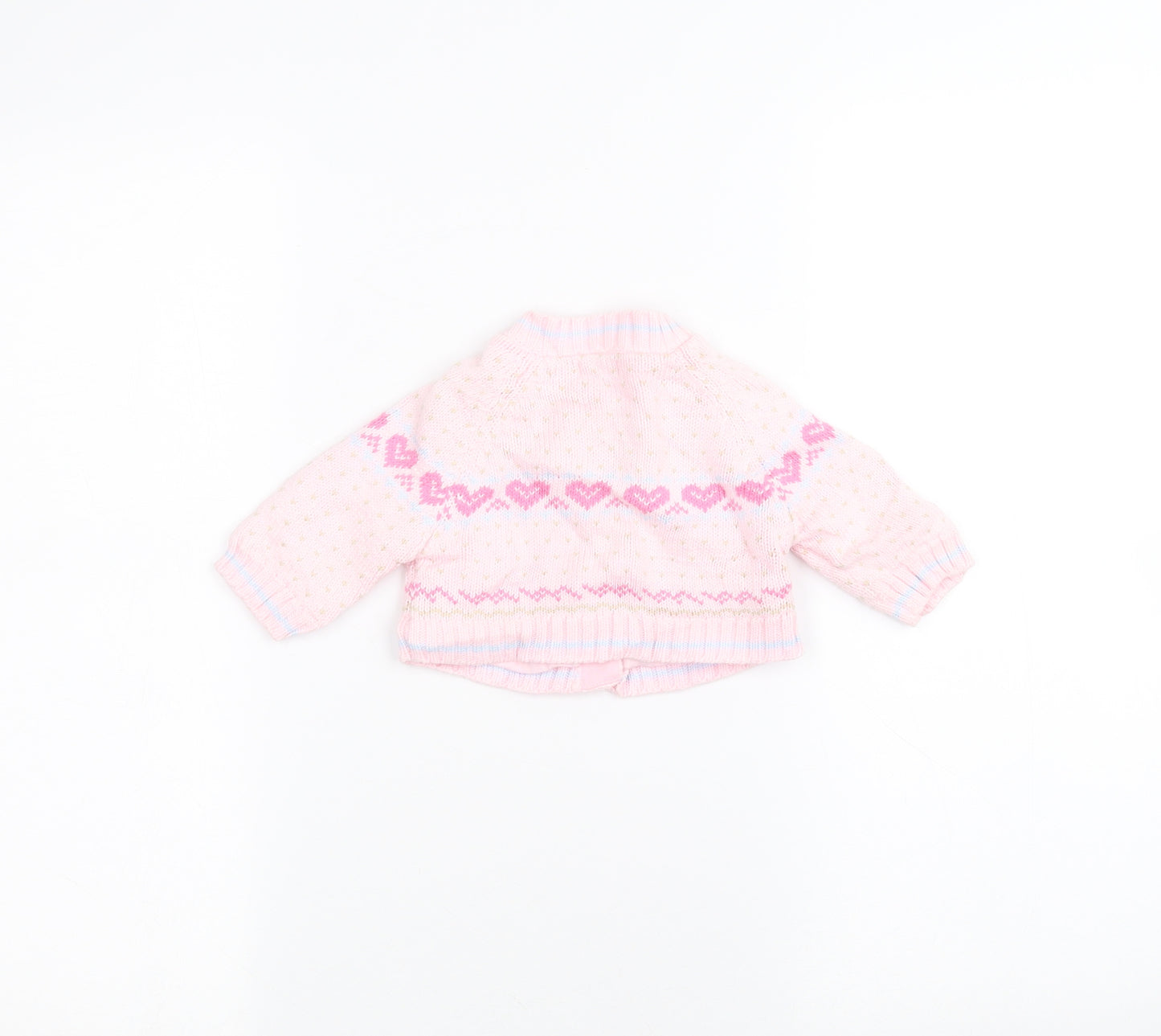 BHS Baby Pink   Jacket Coatigan Size 0-3 Months