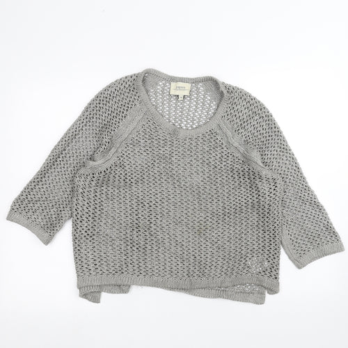 Papaya Womens Grey   Pullover Jumper Size 18