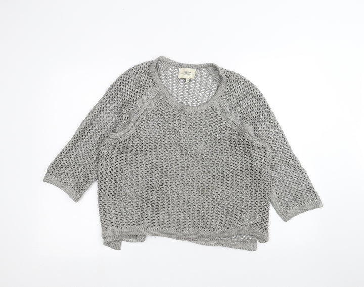 Papaya Womens Grey Pullover Jumper Size 18