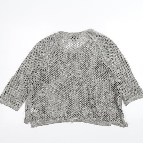 Papaya Womens Grey   Pullover Jumper Size 18