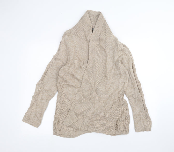 BHS Womens Beige   Cardigan Jumper Size 12