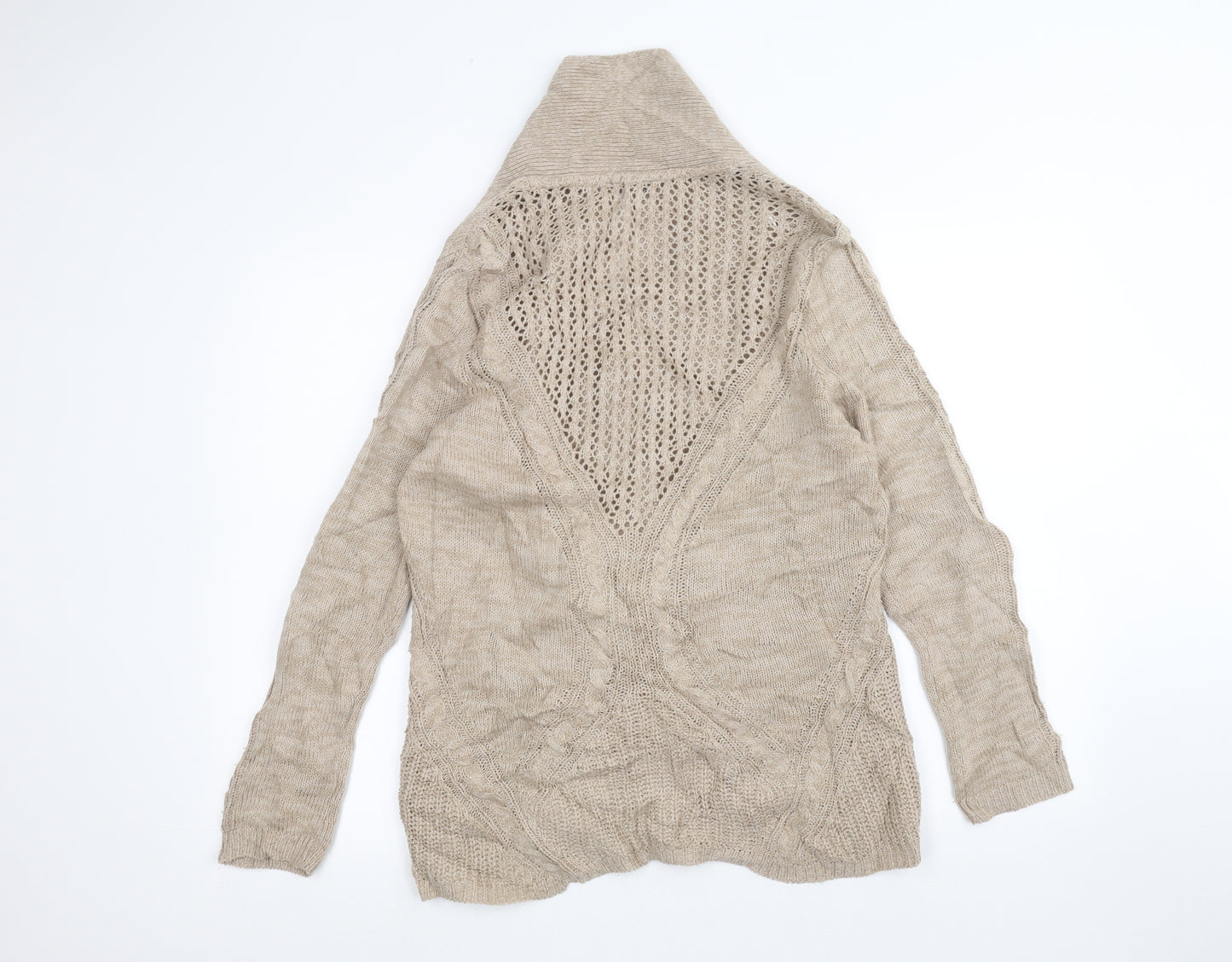 BHS Womens Beige   Cardigan Jumper Size 12